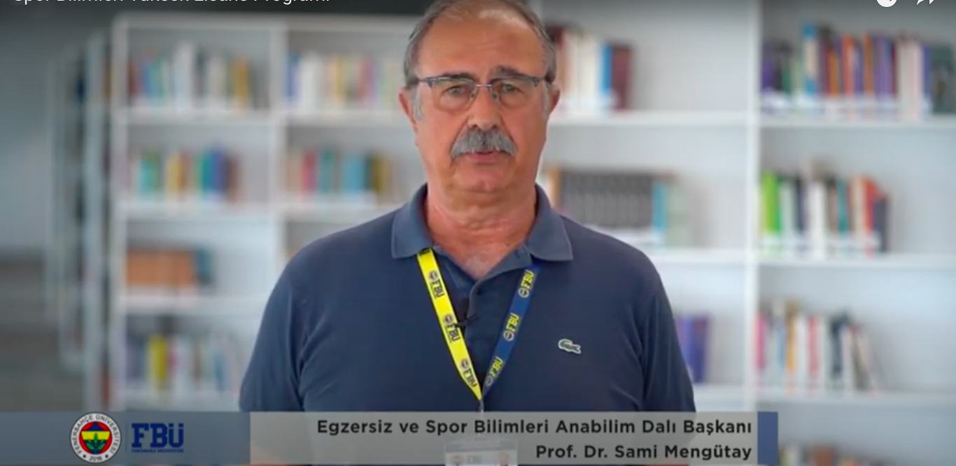 Prof. Dr. Sami Mengütay – Sports Sciences Master’s with Thesis and Non-Thesis Programs