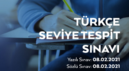 Türkçe Seviye Tespit Sınavı Duyurusu