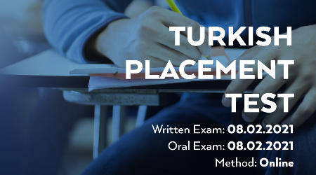 Announcement of The Turkish Placement Test 