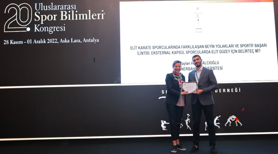 Arş. Gör. Taylan Balcıoğlu'na Ödül