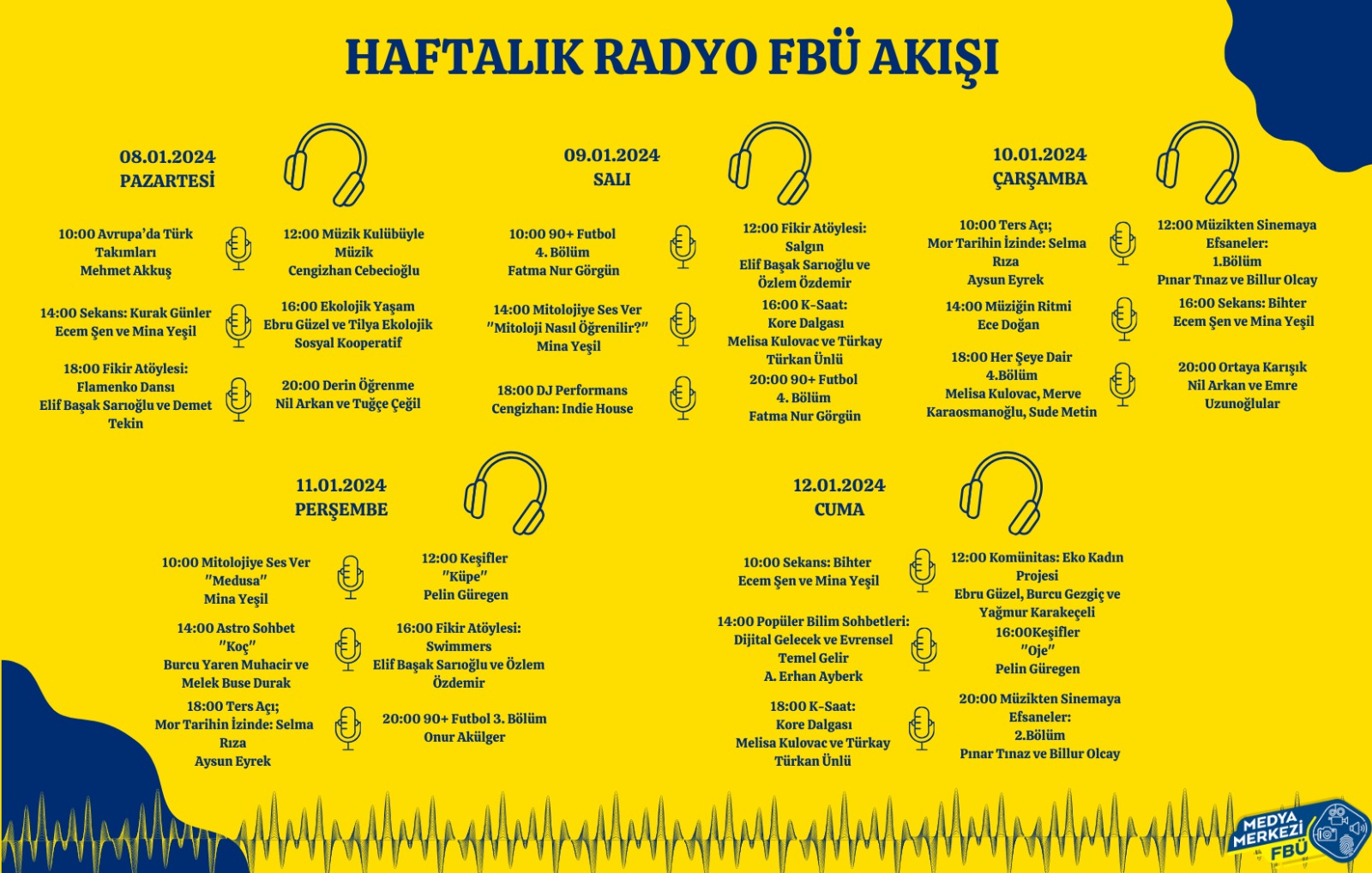 08-12 Ocak Radyo FBU Yayın Akışı