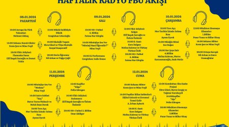 08-12 Ocak Radyo FBU Yayın Akışı